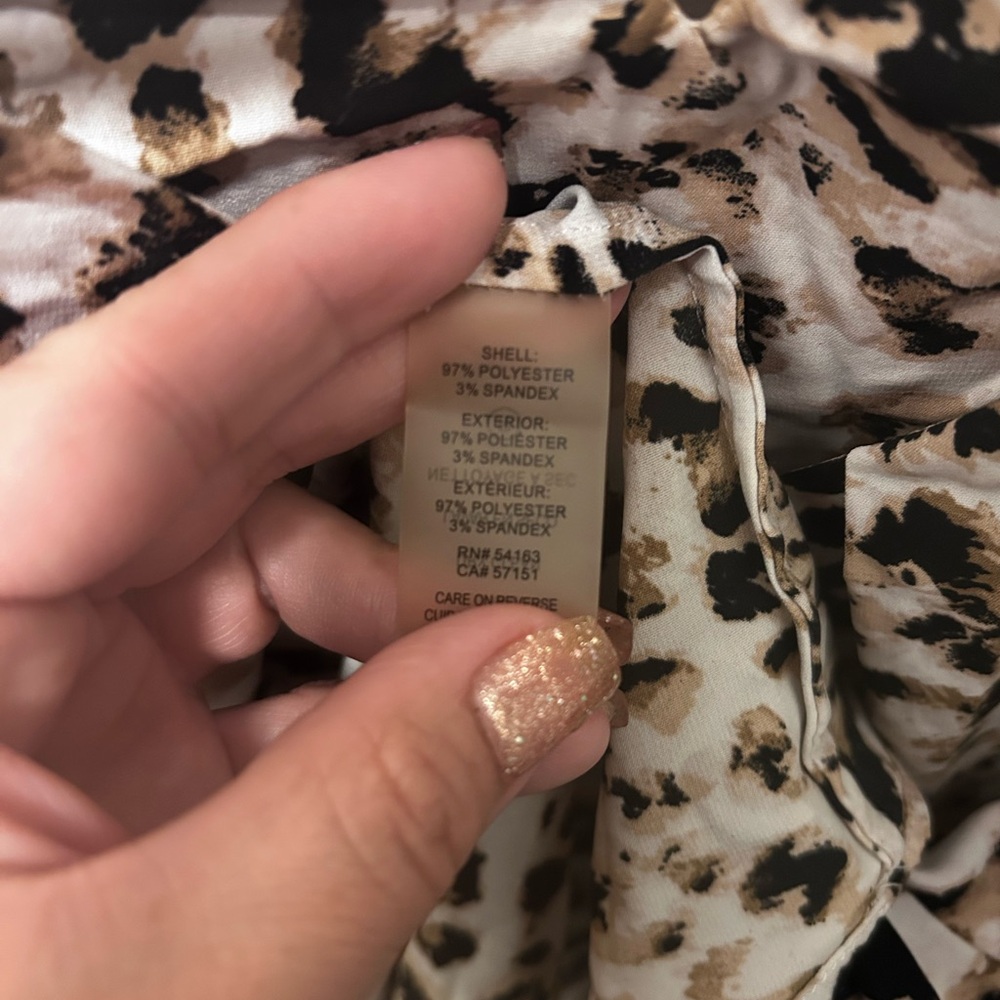 Calvin Klein Animal Print Women's Blouse - Picture 5 of 5